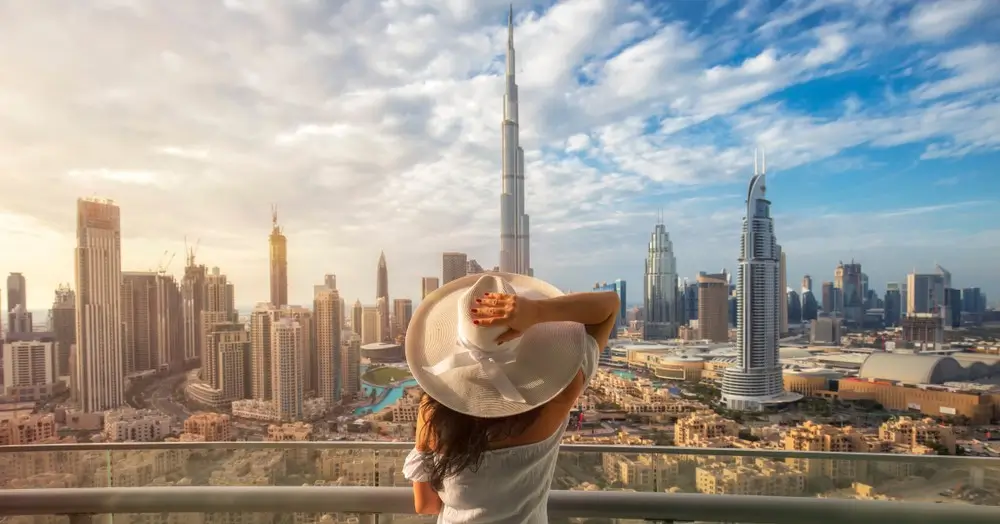 Dubai View from balcony